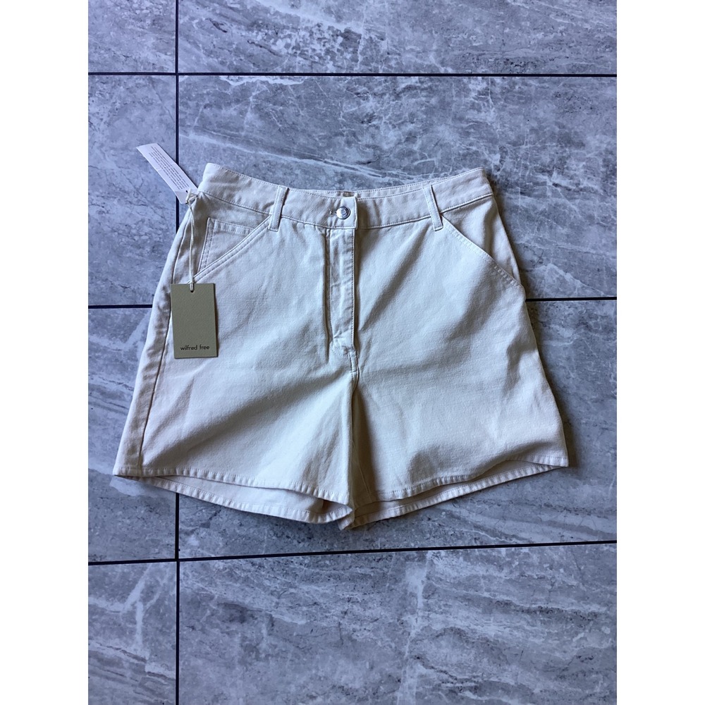 Wilfred Free Brennan Shorts GD Birch Off White Carpenter Utility 96719 Size 8